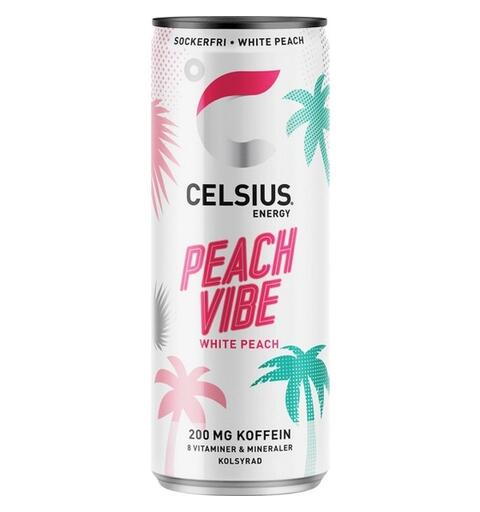 Celsius Peach Vibe 355ml 1x24