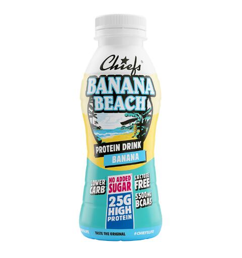 Chiefs Protein Milk Drink Banana Beach 8x330 ml EU