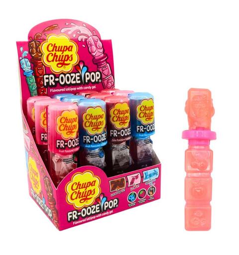 Chupa Chups Fr-Ooze Pop Lollipops 26g 1x12