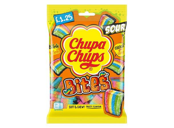 Chupa Chups Mini Sour Bites Bag 120g 1x12 