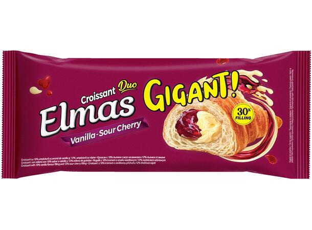 Croissant Elmas Gigant Vanilla- SourCherry 160G 1X12 
