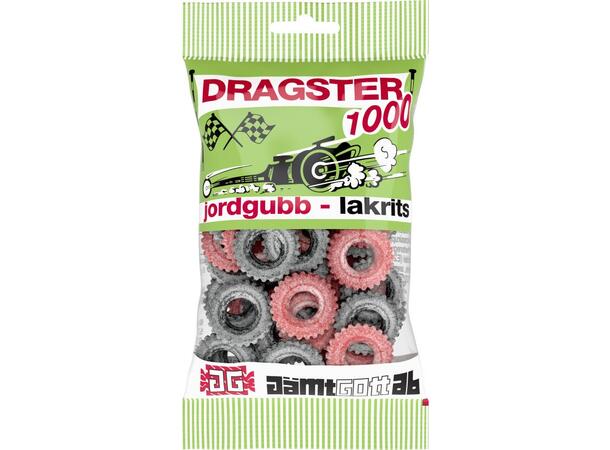 Dragster Jordgubb/Lakrits 65g 1x25 