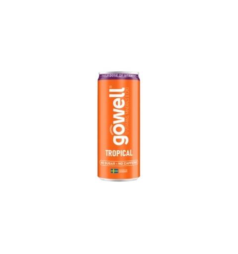 GOWELL TROPICAL NO SUGAR 33CL 1x24