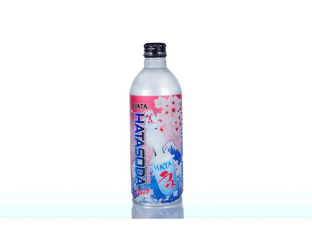 Hata Ramune Metal Bottle Lychee 500ml 24 stk 