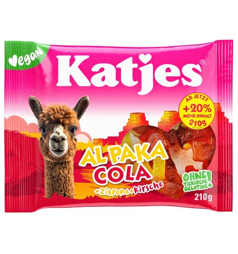 Katjes Al Paka Cola 210g - vegan 1x20