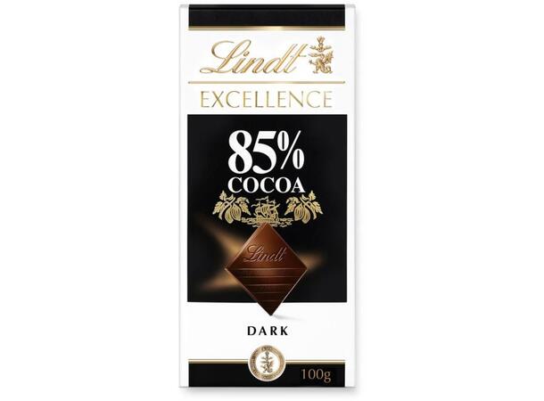 Lindt Excellence 85% 100g 1x20 