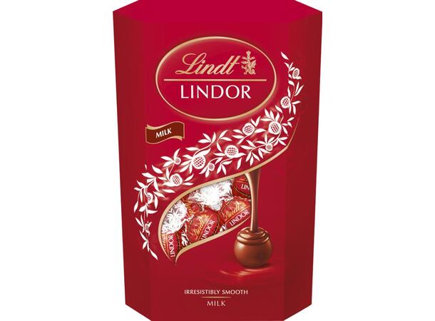 Lindt LINDOR Cornet Mjölkchoklad 200g 1x8 