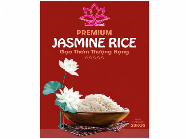 Lotus Premium Jasmine Rice 20kg 