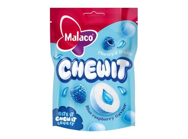 Malaco Chewit Blue Raspberry 115g 1x9 