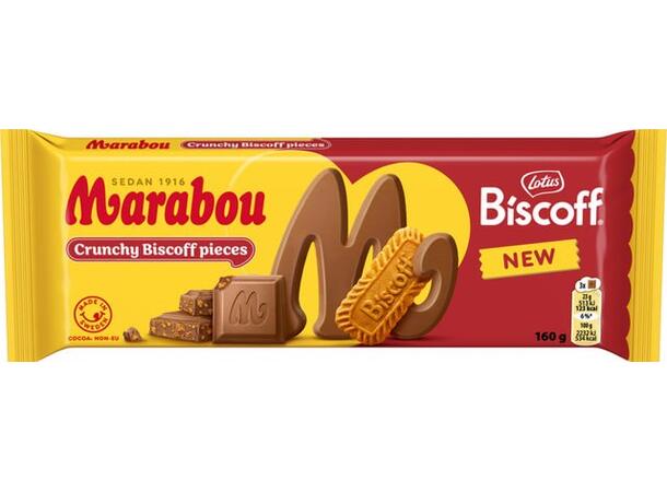Marabou Biscoff 160g 1x15 