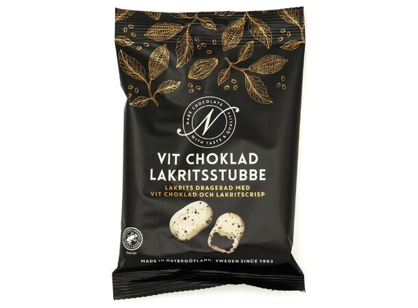 Narr Vit choklad lakritsstubbe (12 x 100g) 