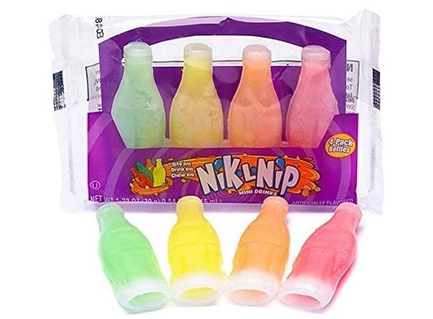 Nik-L-Nip Original Wax Bottles 4 pack 39g 1x18 