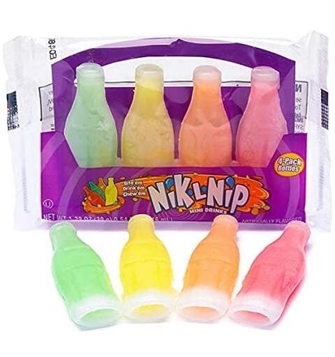 Nik-L-Nip Original Wax Bottles 4 pack 39g 1x18