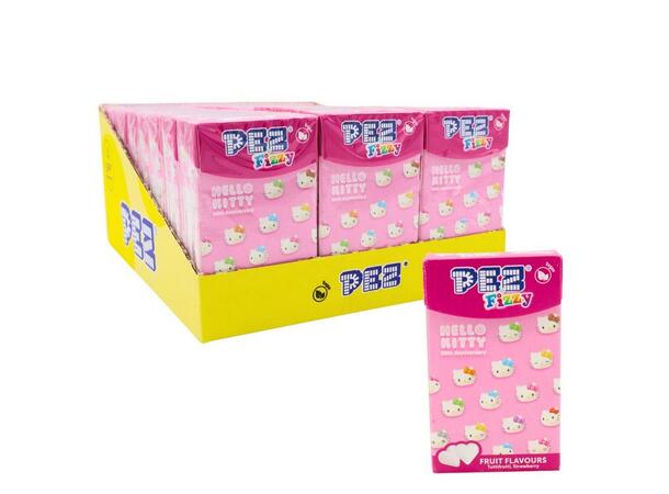 Pez Fizzy Hello Kitty Flip Top Box 30g 1x24 