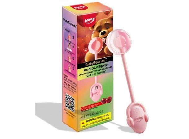 TastySounds Lollipop Cherry 12g 1x24 