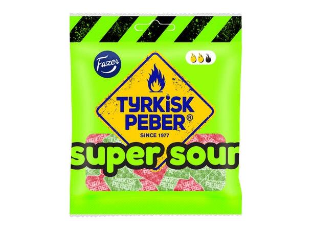 Tyrkisk Peber Super Sour 80g 1x24 