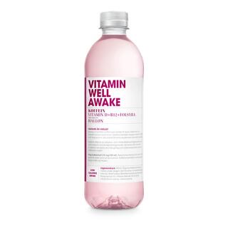 VITAMIN WELL AWAKE HALLON 50CL 1x12 Bringebær