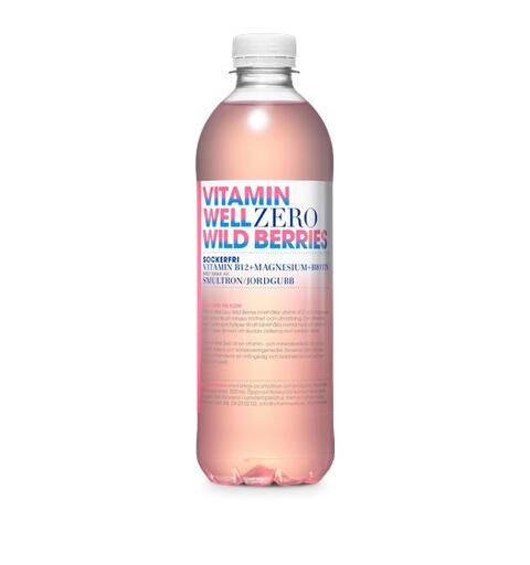 Vitamin Well Zero Wild Berries 50cl 1x12