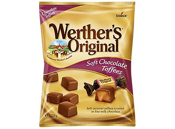 Werthers Original Soft Chocolate Toffee 120g 1x15 