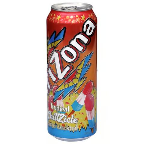 Arizona Tropical Chillzicle 650ml NP - 24 cans / 22 oz