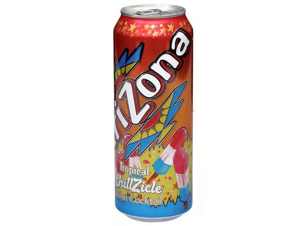 Arizona Tropical Chillzicle 650ml NP - 24 cans / 22 oz 