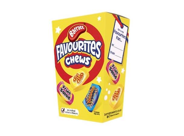 BARRATT FAVOURITES CHEWS 350G 1x6 