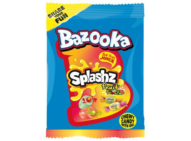 Bazooka Splashz Fruit 120g 1x12 