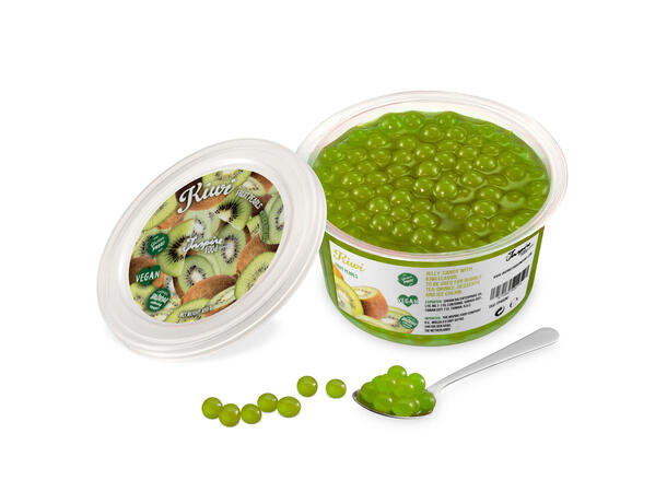 Fruit Pearls Kiwi 450g Cups 1x12 