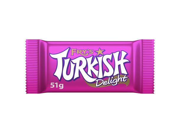 Fry's Turkish Delight Chocolate Bar 51g 1x24 