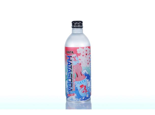 Hata Ramune Metal Bottle Watermelon 500mlx24 