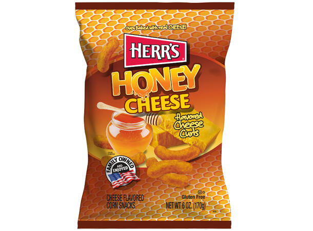 Herr's Honey Cheese curl 170 G 1x12 