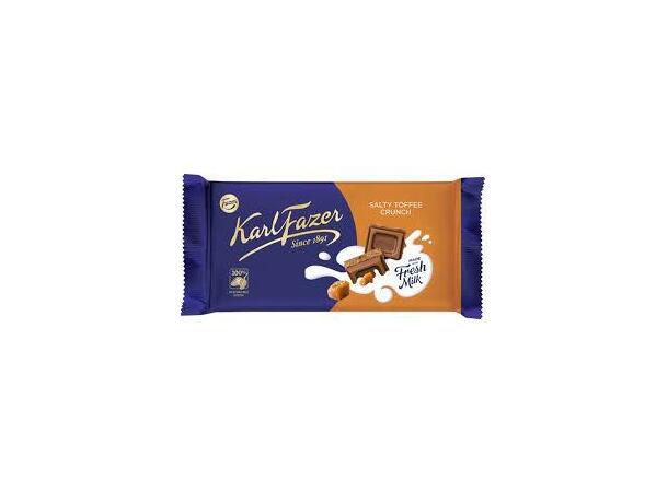 Karl Fazer Salty Toffee Crunch Chokladkaka 145g 1x16 