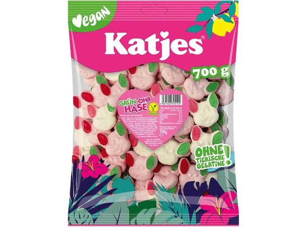 Katjes Grönörade Skumharar 700g 1x1 
