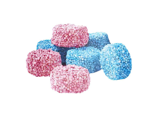 Knappar Rosa & Blå 2kg - 100 kr/kg 
