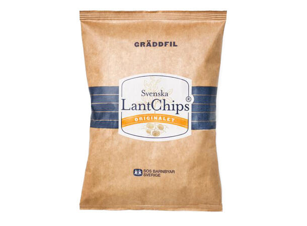 LantChips 8x 200g Gräddfil 