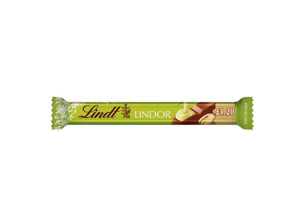 Lindt Lindor Pistachio Treat Bar 38g 1x24 