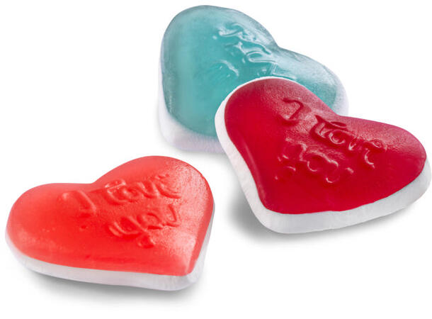 Mega Love Hearts 3K BIB - 87 kr/kg 