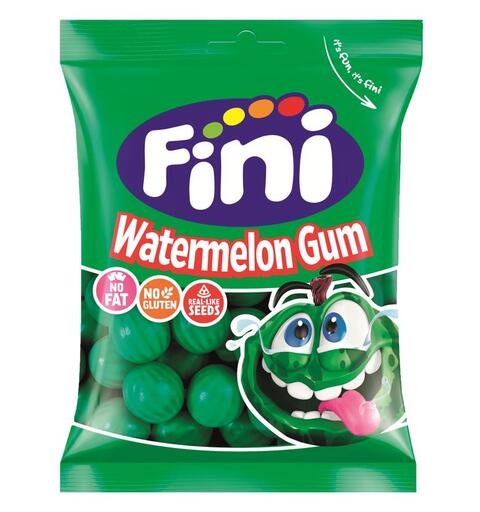 Melon Fizzy Bubblegum 80g 1x12