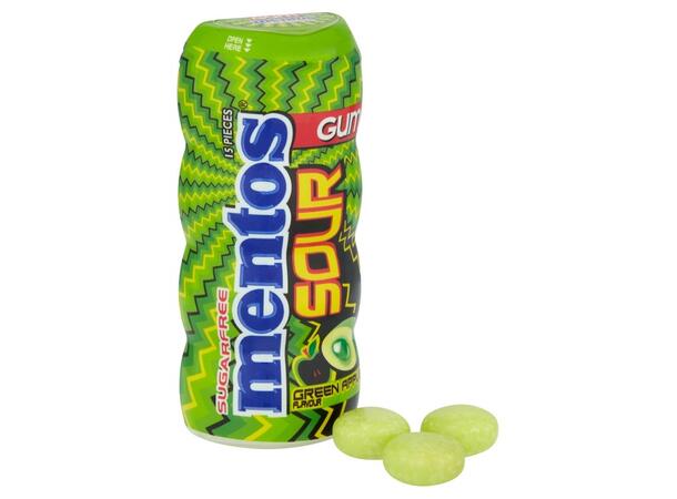 Mentos Sour Gum Apple Flavour 30g 1x10 