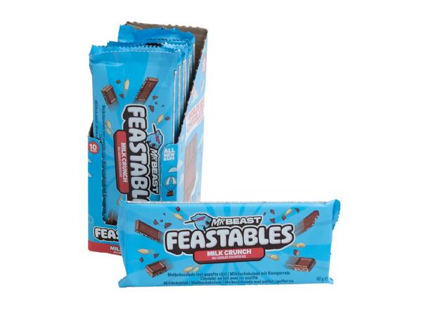 Mr Beast Feastables Milk Crunch 60g 1x10 