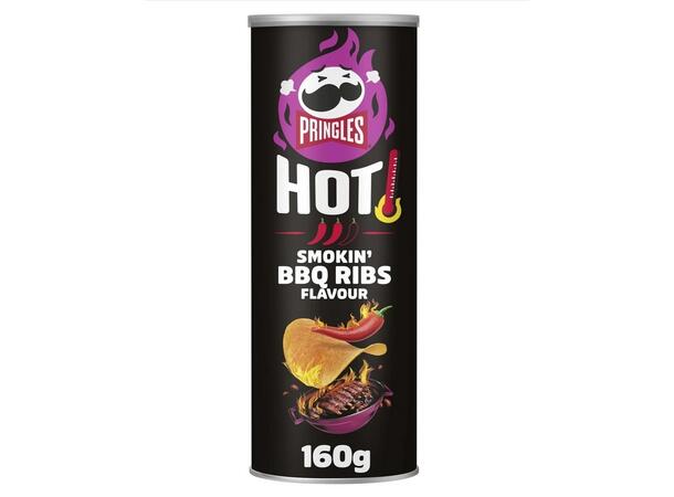 Pringles Hot Bbq Ribs 19x160g 