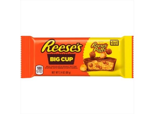 REESE'S Big Cup Stuffed With REESE'S Puffs King Size Bar, 2.4 oz 1x16 