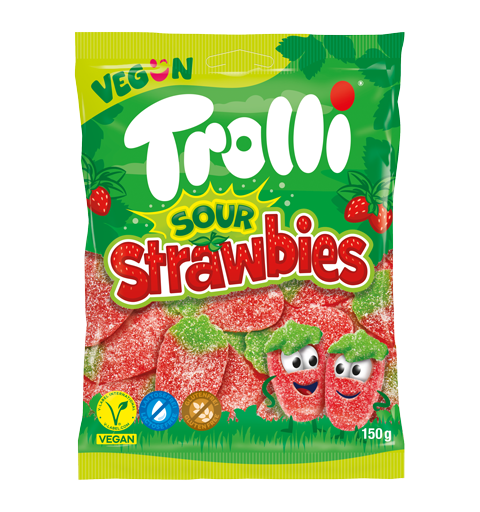 SUPERDEAL -Trolli Sour Strawbies 21x150g