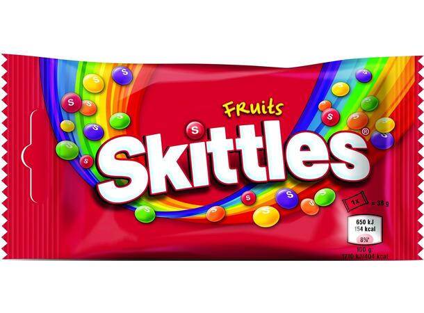 Skittles Fruits 38 g 1x14 
