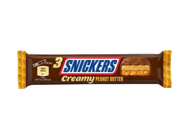 Snickers Creamy Peanut Butter  2-pack 54g 1x32 