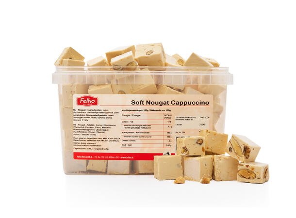Soft Nougat Cappuccino Box – 1 x 1,5 kg 