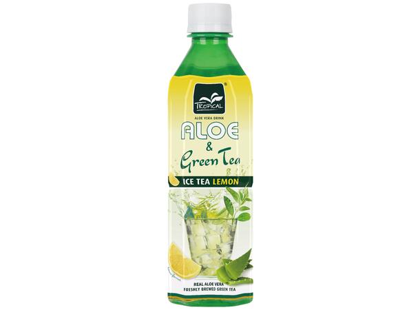 Tropical Aloe Green Tea Lemon 500ml 1X20 