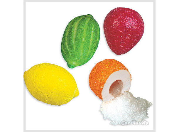 Tuggummifrukter Stora 1kg - 123 kr/kg 