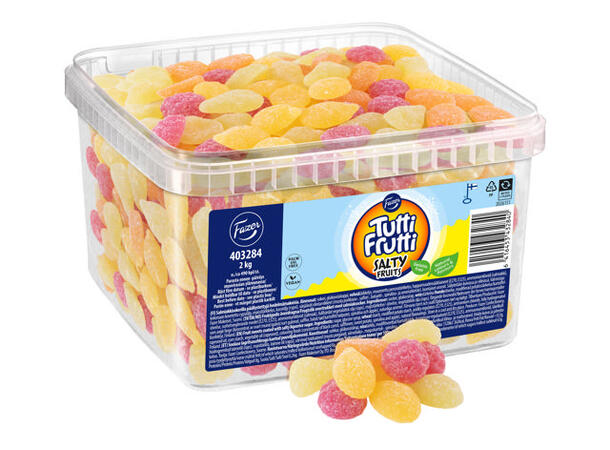 Tutti Frutti Salty Fruits 2kg - 75 kr/kg 