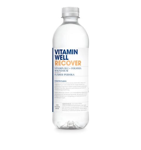 VITAMIN WELL RECOVER 50CL 1x12 Svarthyll og fersken